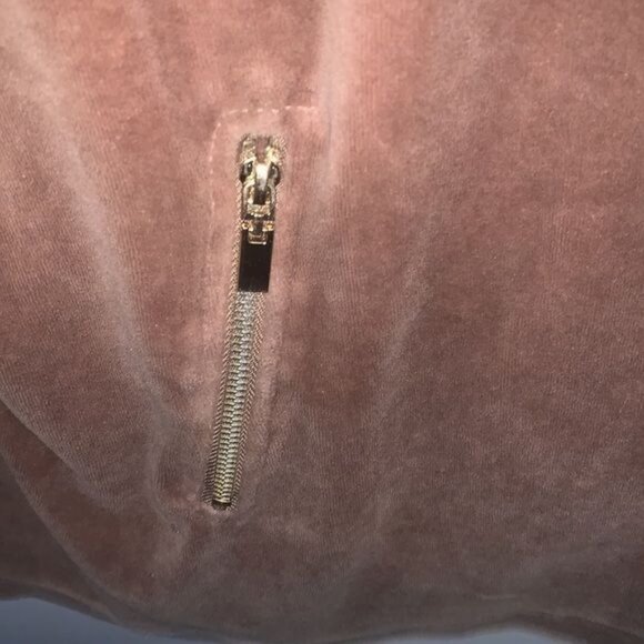 Onque Casuals Brown Quarter-Zip Pullover Jacket XL Soft Velour Blend Long Sleeve - Picture 5 of 9